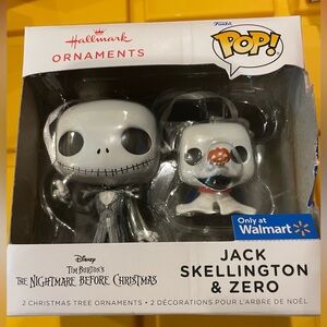 FUNKO POP HALLMARK ORNAMENTS Jack Skellington & Zero Disney Tree Ornaments